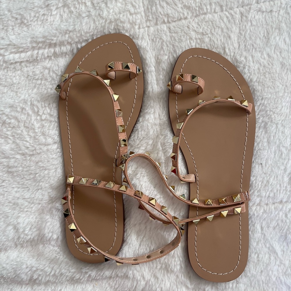 Amazon rock stud sandal - never worn